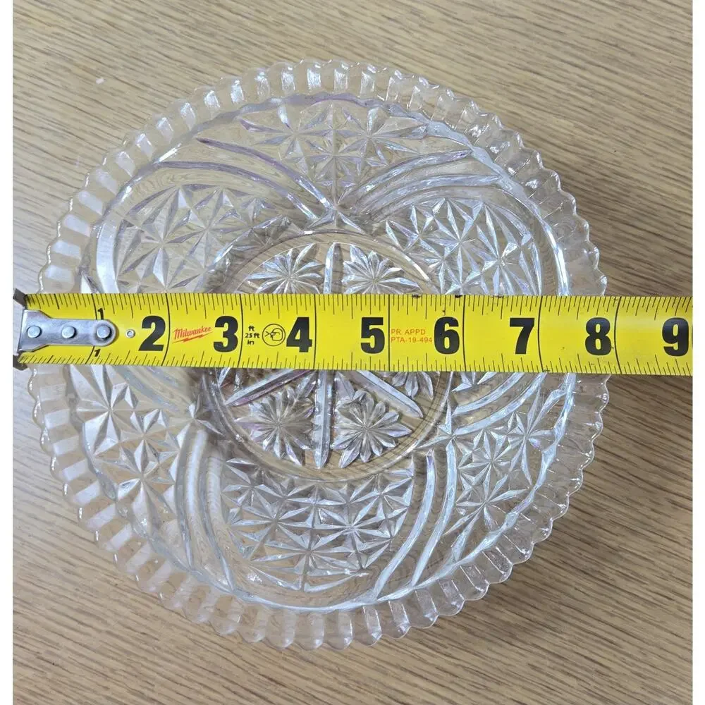 Vintage Anchor Hocking Star of David 8